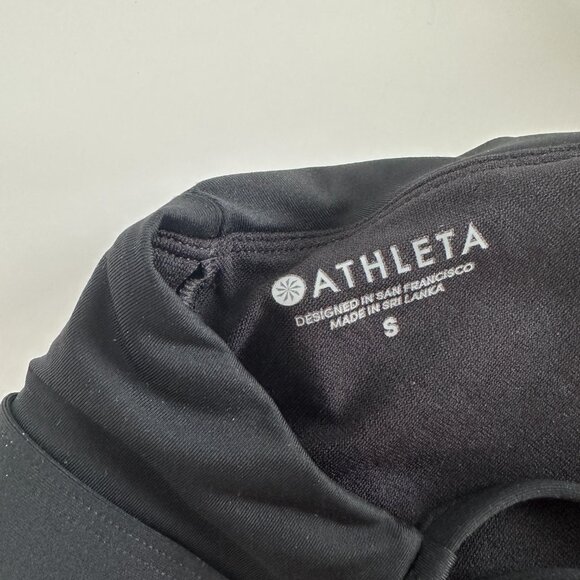 Athleta High Neck Keyhole Bikini Top - Black - Picture 4 of 5